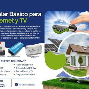 Kit Solar Básico para Internet y TV
